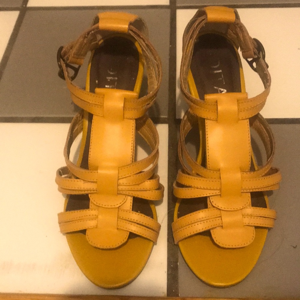Summer heeled sandals